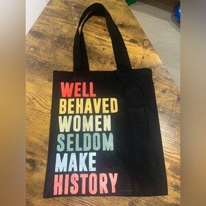 Feminism Handmade Tote Bag